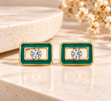 Ace stud earrings
