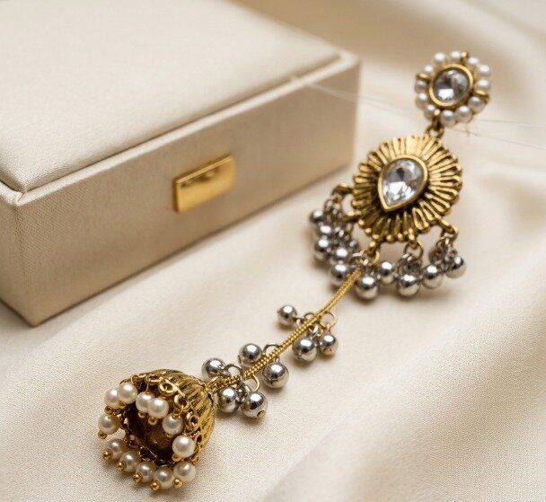 Mohini Long Kashmiri Earrings