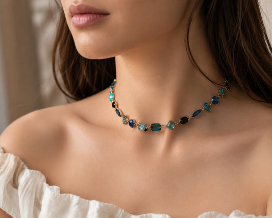 Showstopper Multicolor choker necklace